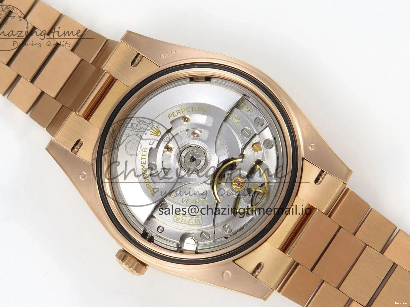 MiroTime 0113 Day Date 40 RG 228235 THBF 1:1 Best Edition RG Marker Dial on President Bracelet VR3255 V3 (Gain Weight) Seasonal 260